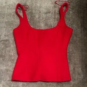 Zara Vibrant Red Tank Top